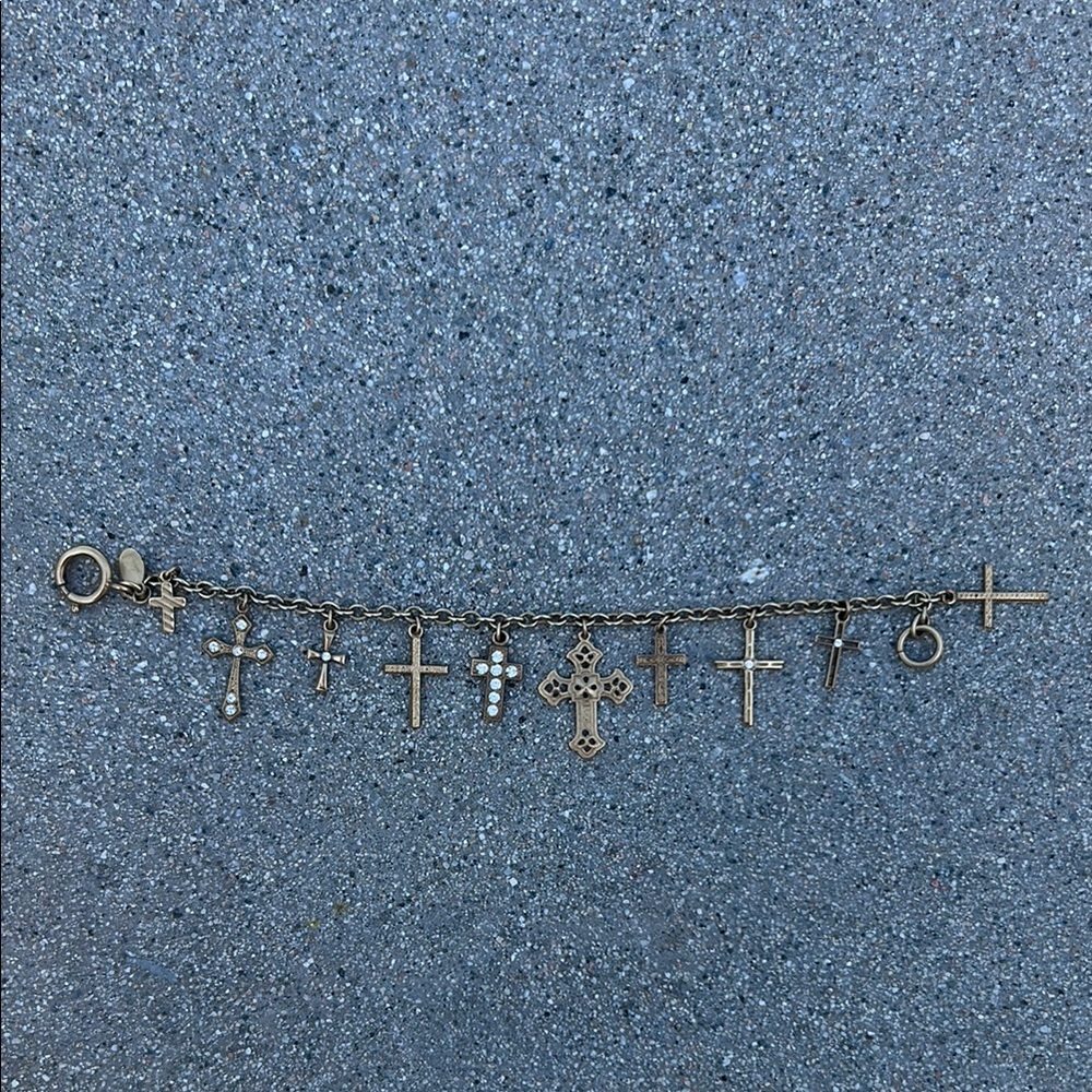 Cross Charm Bracelet